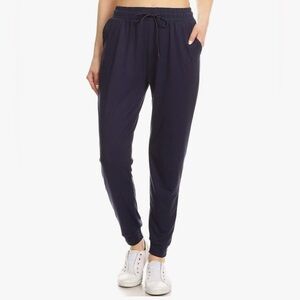 Women's Navy Jogger Pants